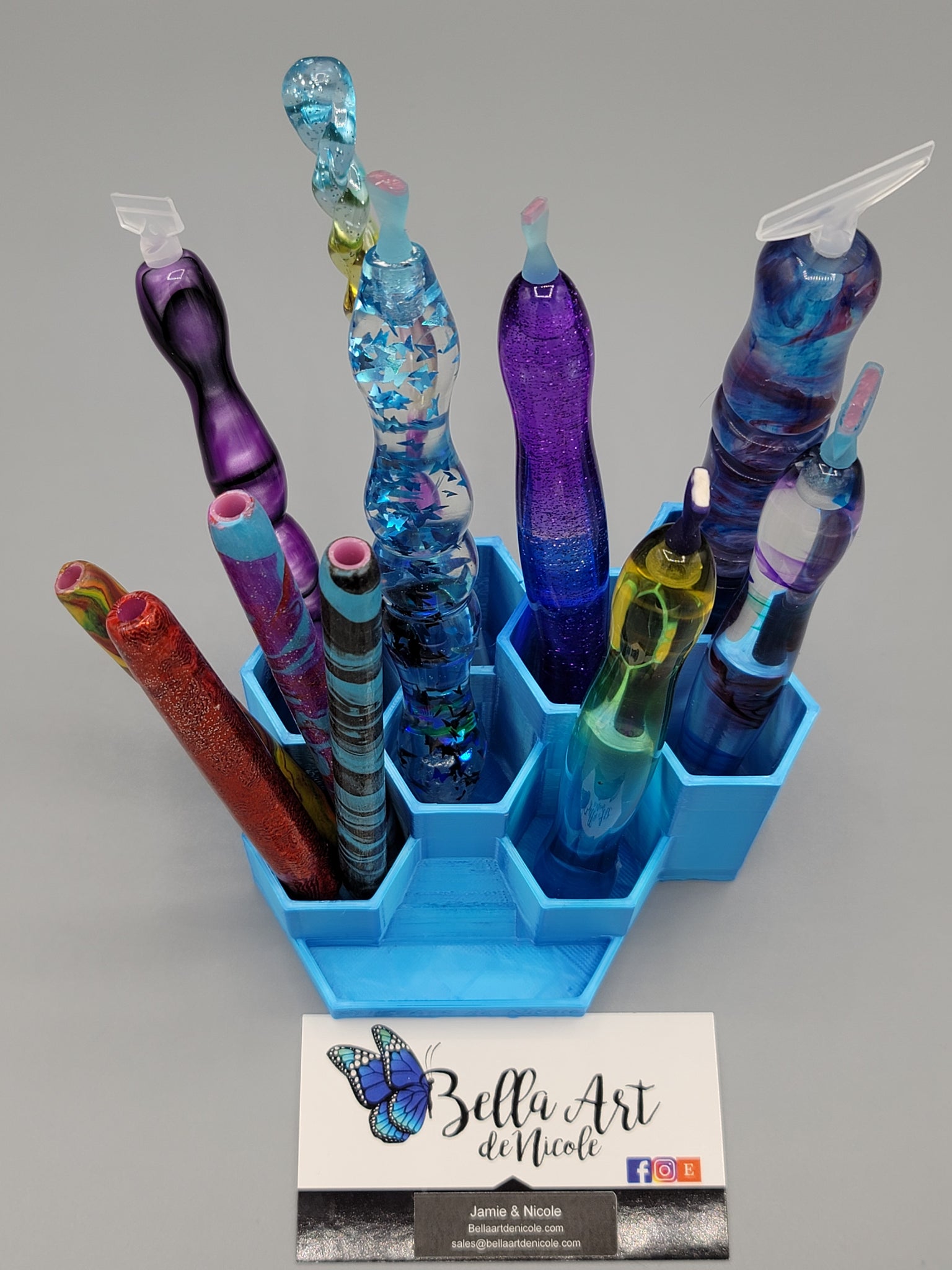 Diamond Painting Honeycomb Pen Holder/Desk Organizer – Bella Art de Nicole