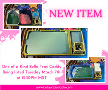 Load image into Gallery viewer, One of a Kind Bella Tray Caddy for Bella Art de Nicole Colored Diamond Painting Stackable Drill Trays
