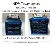 Load image into Gallery viewer, Tower Covers for Bella Art de Nicole Tray Towers
