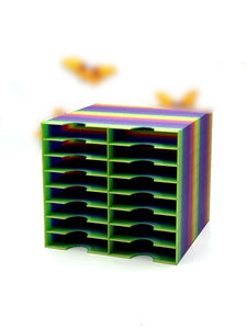 16 Slot Multitower for Bella Art de Nicole 3 Divider & Thingiverse Diamond Painting Trays